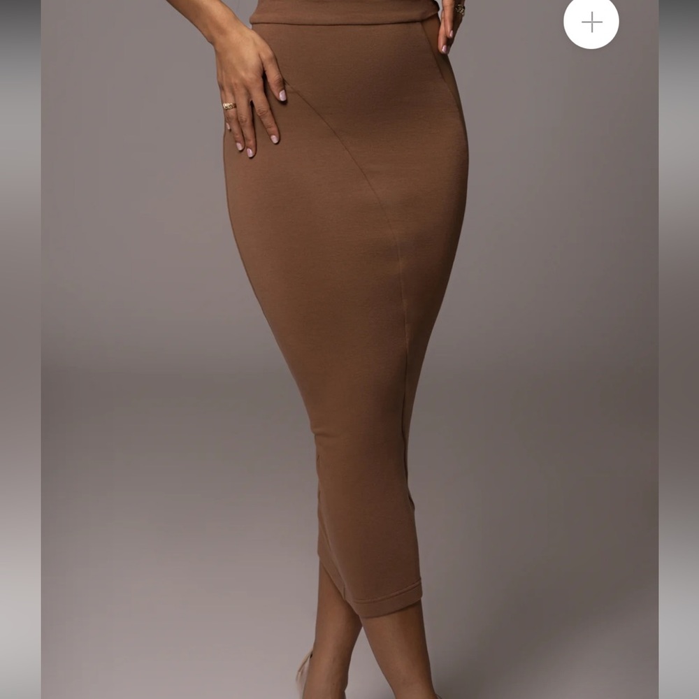 PECAN LOST IN TIME NETTED SKIRT